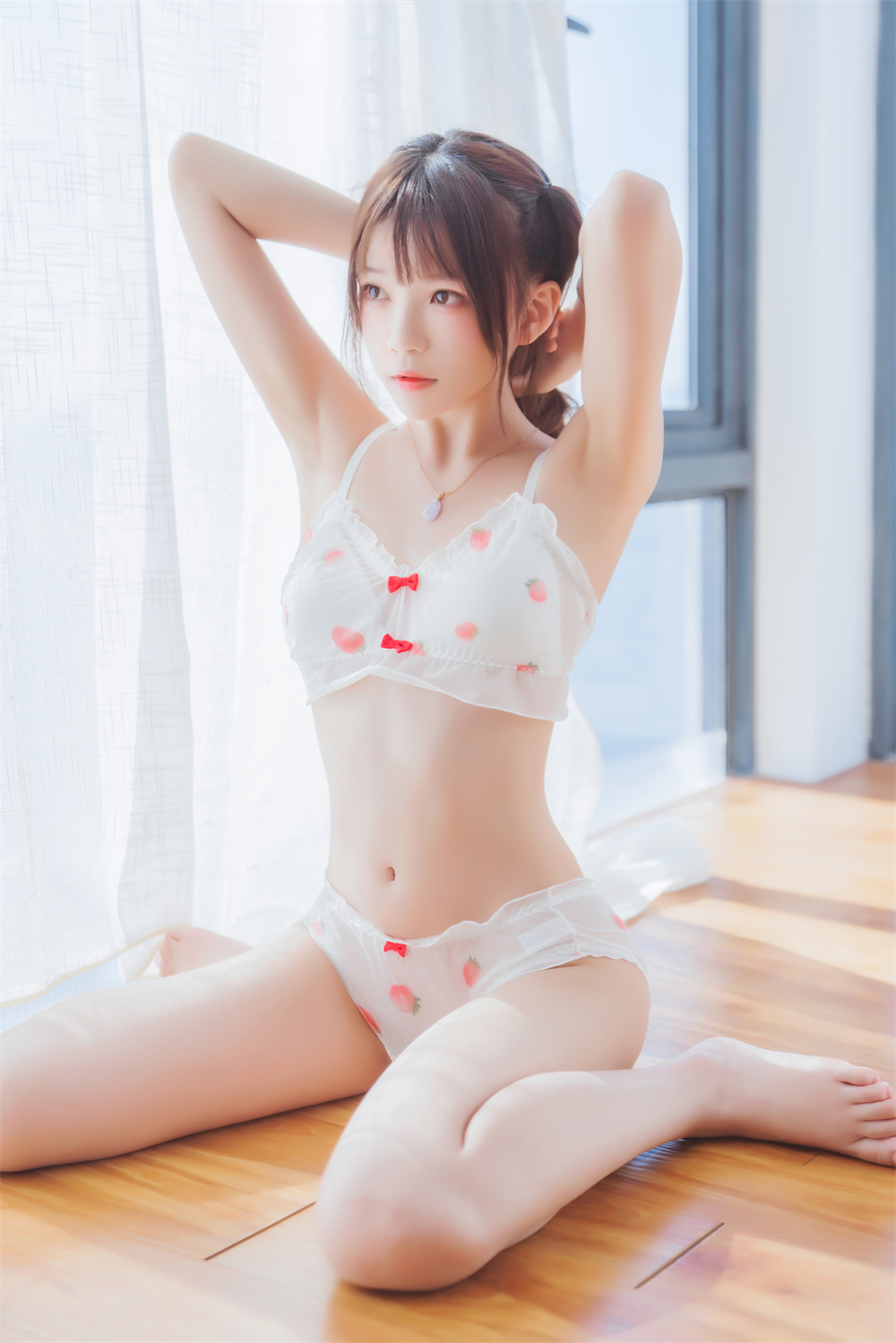 图片[1]-桜桃喵 VOL.069 [47P] 小草莓-微密空间-全网最全抖音网红铁粉空间觅圈